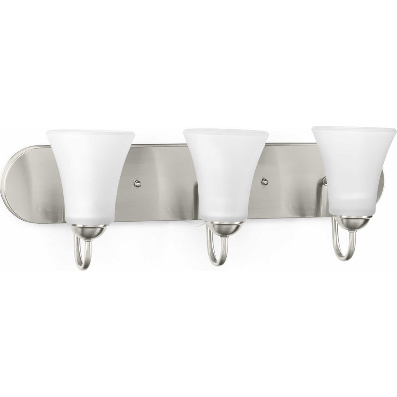 Francisca 3 - Light Dimmable Vanity Light, Brushed Nickel