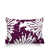 Motif floral mauve / blanc