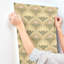 Papier peint floral brun clair Maj-583430067