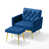 Velours bleu est en rupture de stock