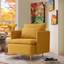 Gines Modern Upholstered Accent Armchair with Pillow-812319265