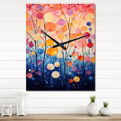 Janeise - Abstract Wall Clock