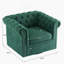 Fauteuil club pivotant Chesterfield