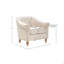 Fauteuil capitonné