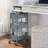 3-Tier Under Desk Mobile Utility Cart with Metal Storage Organizer-67142036