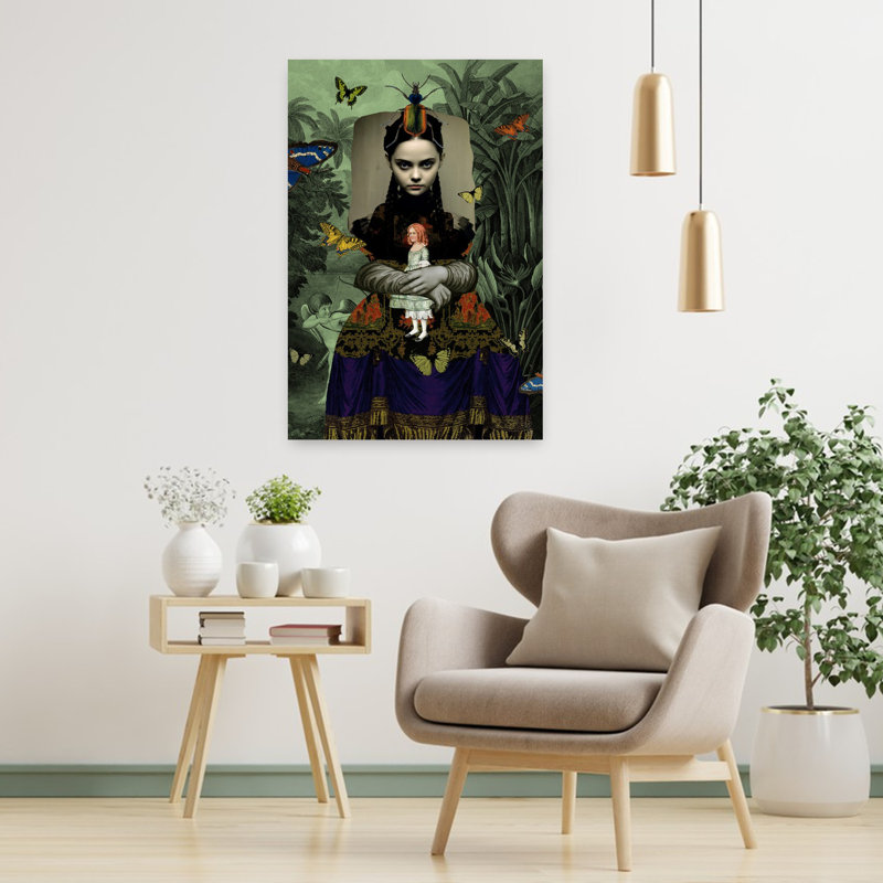 Art contemporain, art mural contemporain, H 36 po x l 24 po