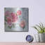 «Boho Bouquet V Blue» par James Wiens, art mural en métal-1349438859