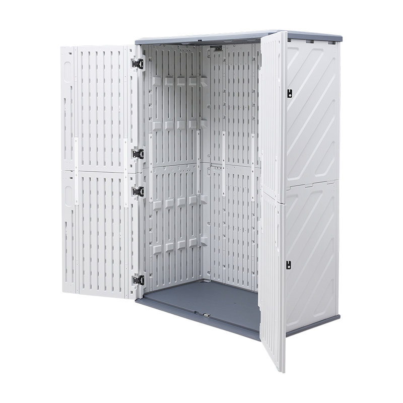 Outdoor White Storage Shed