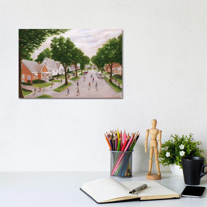 The Old Neighborhood by Jim Williams - Wrapped Canvas Painting, 20.32cm H x 30.48cm W x 1.91cm D