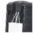 28-Inch Black ABS Hard Shell Checked Luggage with Spinner Wheels