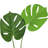 Artificial Split Leaf Philodendron Monstera Greenery Bush