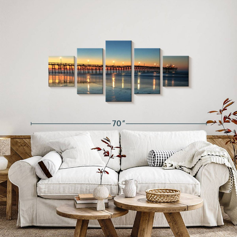 Cherry Grove Pier, 24" H x 55" W