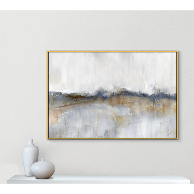Autumnal Tide by Nan - Floater Frame Print on Canvas, Gold Framed, 41.5'' H x 61.5'' W x 2'' D