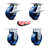 4 Piece Solid Poly Caster Set