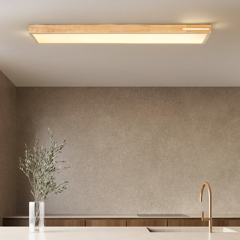 Plafonnier encastré à DEL 1 lumière pour chambre à coucher