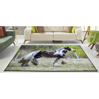 Banjarbaru Animal Print Area Rug