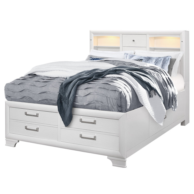 Bookcase Storage Bed, Queen