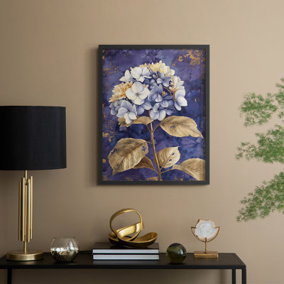 FLORAL Series CCXL  -Premium Framed Print -Ready to Hang - No Nails Required