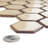 Hudson Due 2" Hex 10-7/8 " x 12-5/8 " Porcelain Mosaic Floor and Wall Tile-1804425674