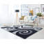 Tapis noir / gris fumée Fitts-760876892