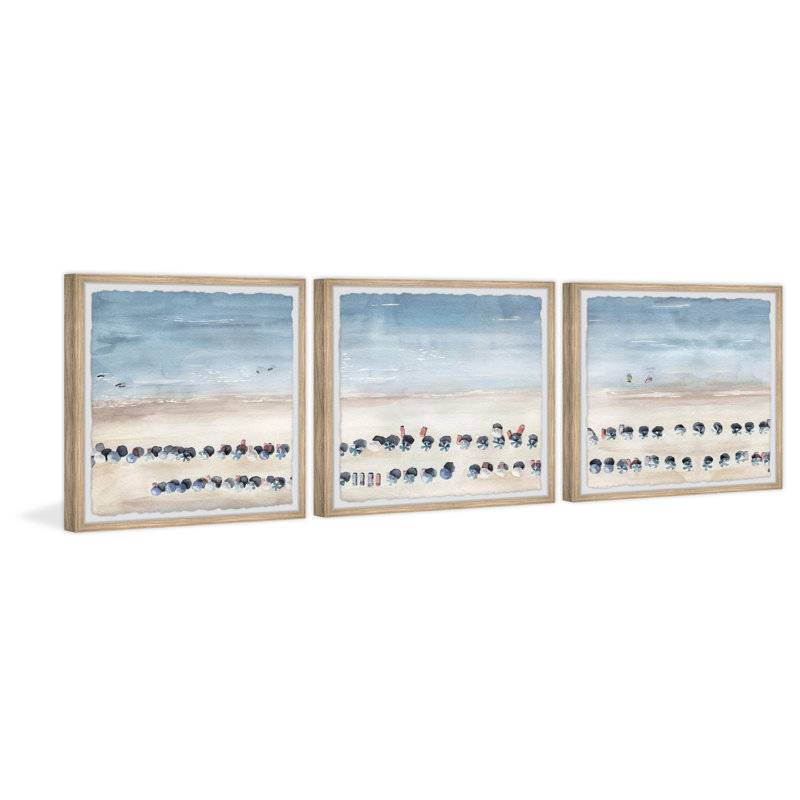 Mccloud Take The Plunge - 3 Piece Single Picture Frame Painting, 81cm H x 81cm W x 3.81cm D