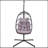 Outdoor Hanging Chair With Durable Frame And Comfortable Cushion For Relaxation-2043864657