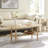 Modway Torus Oval Coffee Table with Rattan Shelf-90623428