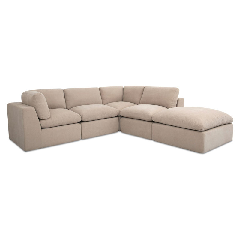 Canapé modulaire Dewey Dream, Polyester beige