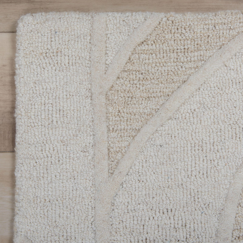 Tapis 100% laine touffeté à la main, Rectangle 8 pi 9 po x 11 pi 9 po