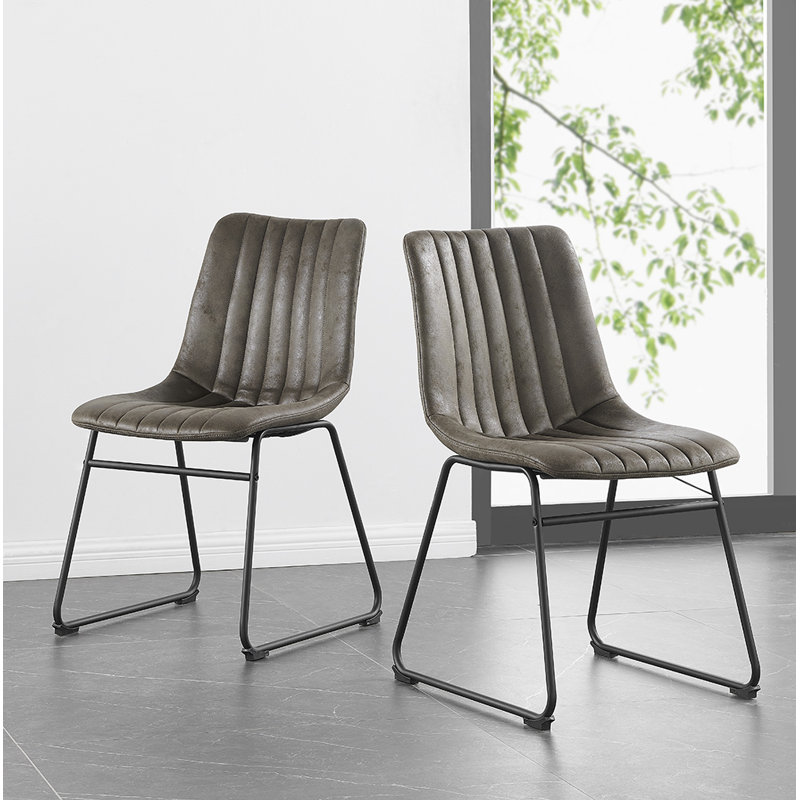 Seder Upholstered Dining Chair, Grey