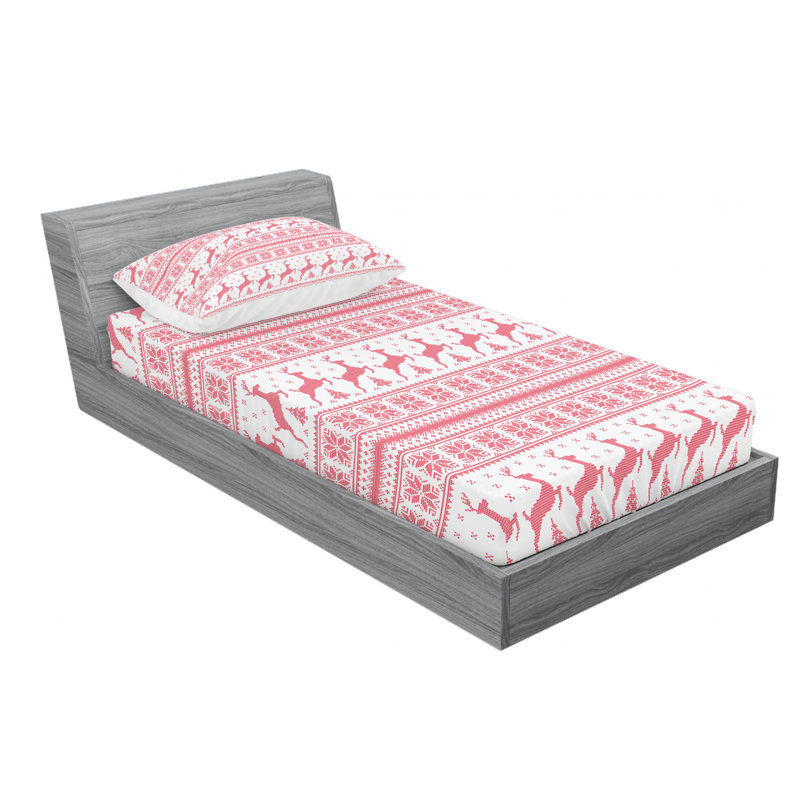 Nordic Microfiber Sheet Set, Twin XL Sheet Set + Fitted Sheet + 1 Pillowcase