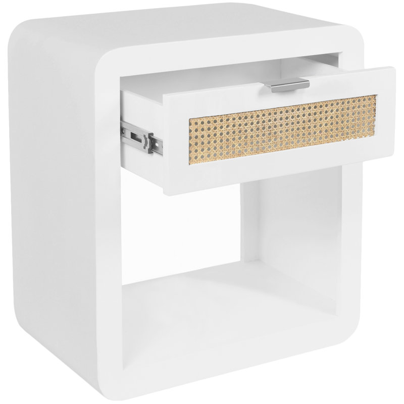 Langham 1 - Drawer Nightstand, White