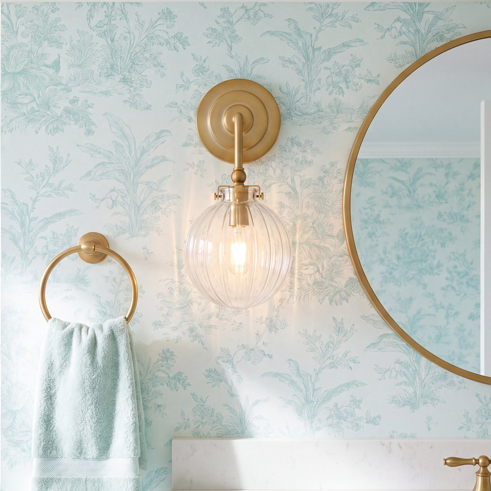 Hinkley Helene Single Light Bath Sconce