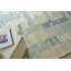 Sarezzo Hand Tufted New Zealand Wool Blue/Ivory Area Rug-649621617