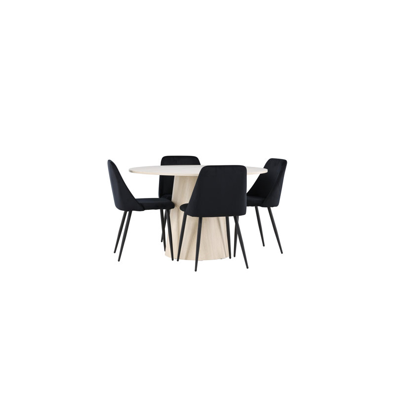 Burnettsville 4 - Person Dining Set