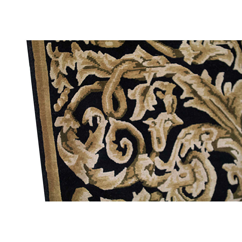 Wool Floral Area Rug