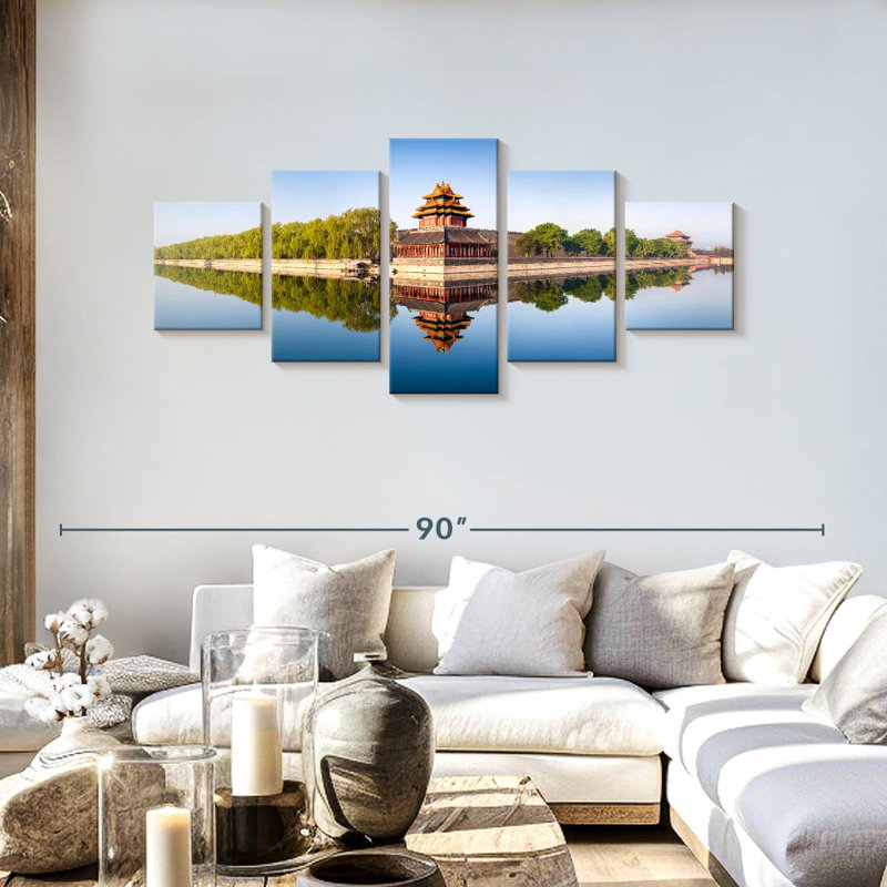 Beijing Watchtower, 30" H x 68" W