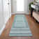 Machine Washable Indoor/Outdoor Xhevrie Teal Rug