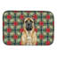 Tapis de séchage Faw Mastiff Christmas PoinsettIas