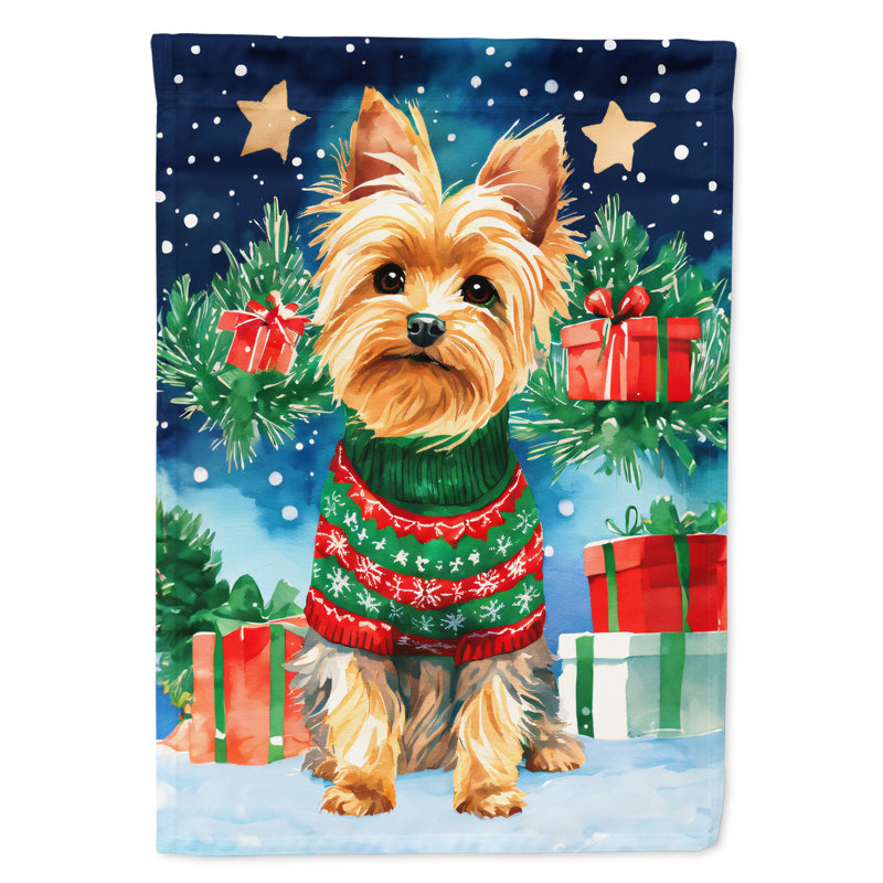 Double Sided Polyester Christmas, 40'' H x 28'' W
