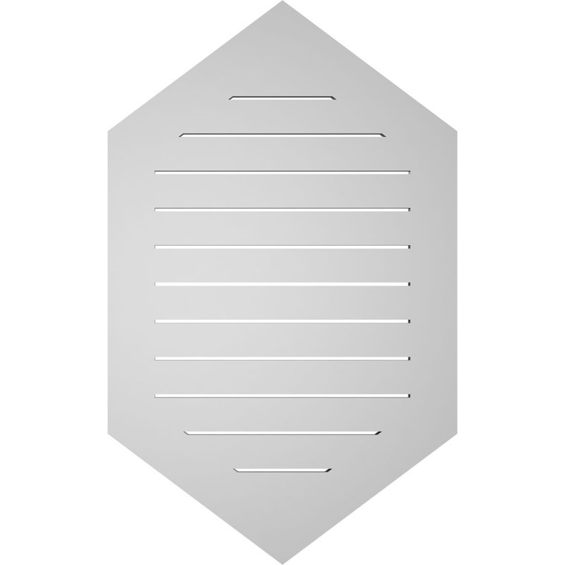Pente verticale verticale en uréthane 9 pi, H 1 po x l 26 po x L 42 po