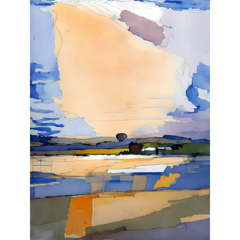 Lakeview, 32" H x 24" W