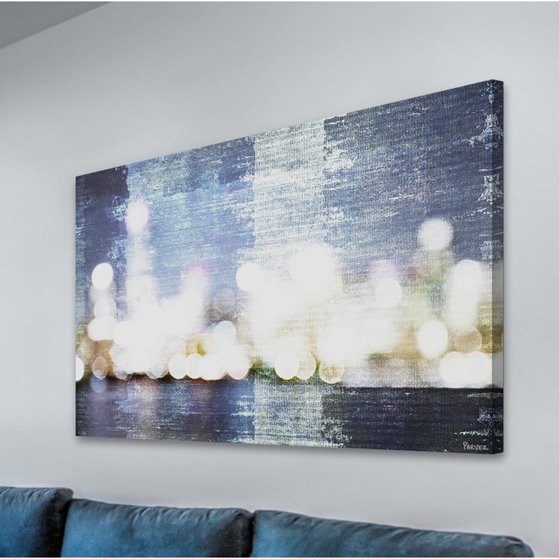 «City Scape» par Parvez Taj, reproduction sur toile, H 12 po x l 18 po