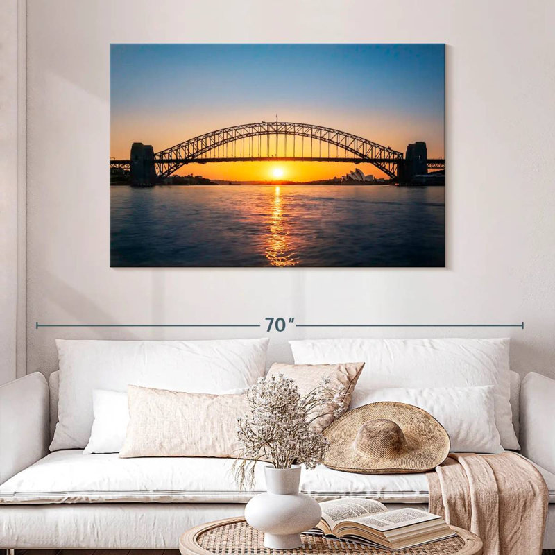Lilie Sydney Harbor Bridge Sunrise, 32" H x 48" W