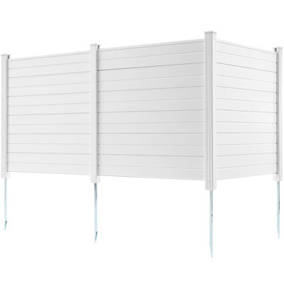 VEVOR Outdoor Privacy Screens 50" W x 50" H Air Conditioner Fence 3 Panels
