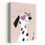 Cool Dalmatian Hearts Playful Contemporary Dog Portrait Wall Art Print by Mathieu - Wrapped Canvas Print-726121433