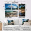 Aloha Tropical Dreamscape Ii - Reproduction d'art tropical sur toile 4 pièces-888891578-888891579