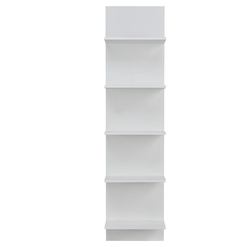 Brakebill 5 Tier Wall Shelf, White