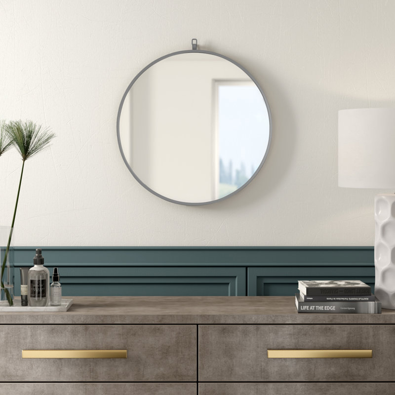 Miroir Cassie, 24 po x 24 po, Laiton