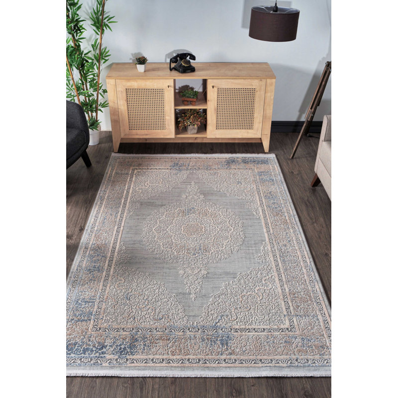 Naysa Solid Colour Area Rug, Rectangle 80 x 150cm